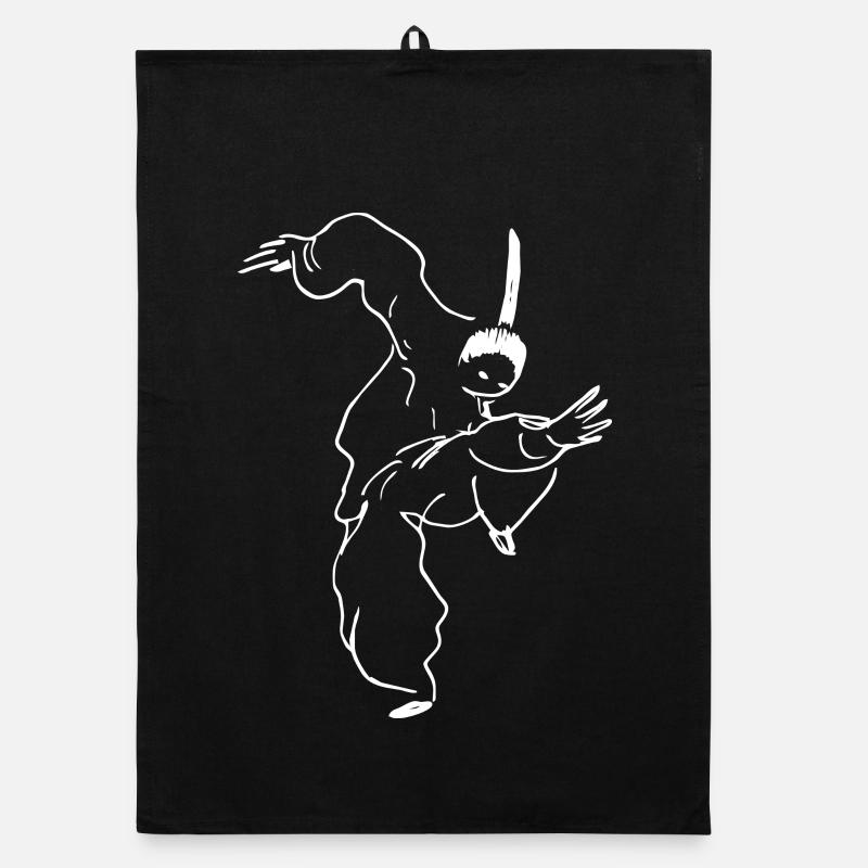 Kungfu Fighter Organic dish towel