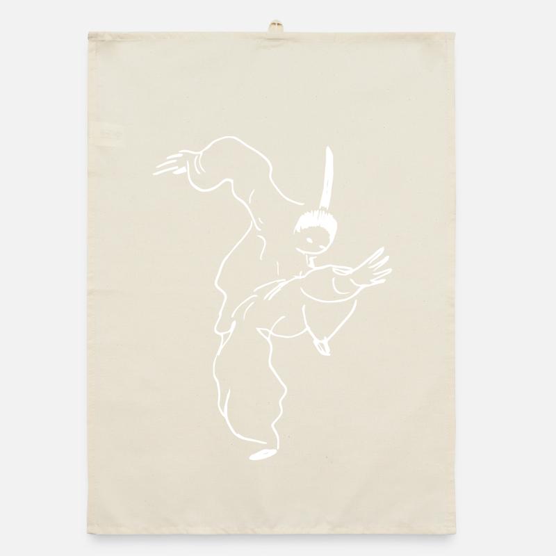 Kungfu Fighter Organic dish towel