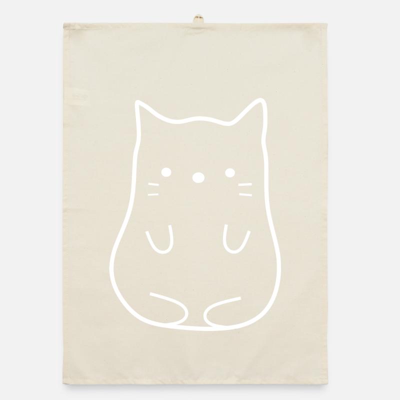 Kawaii Katze Kätzchen cute Organic Geschirrtuch
