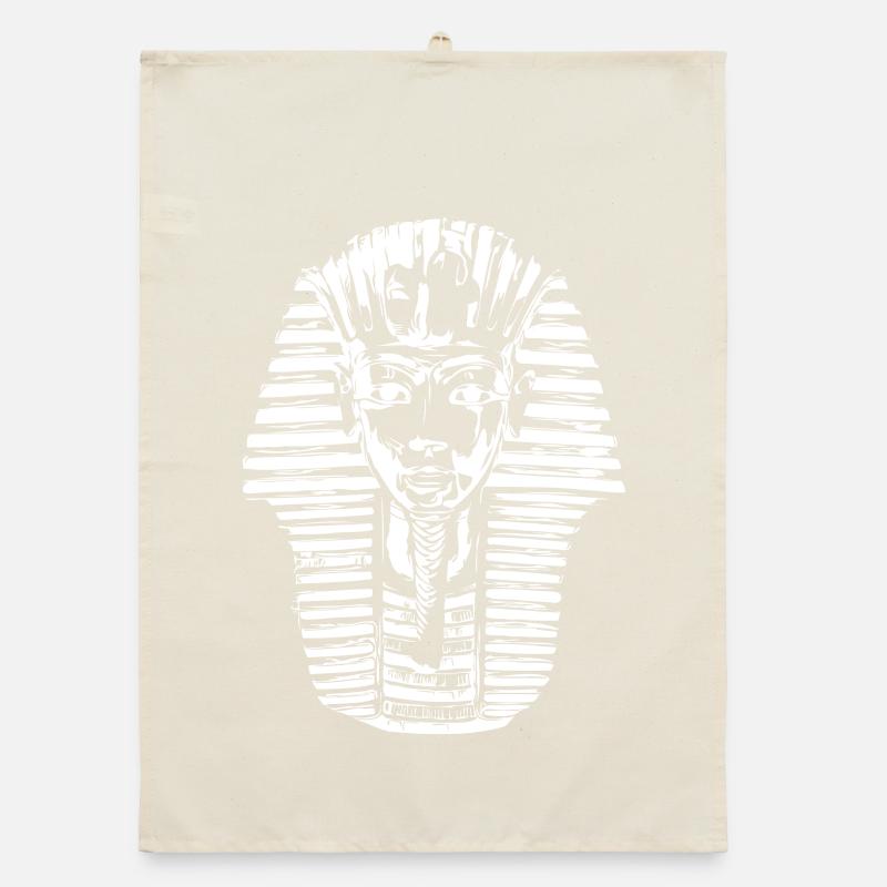 Pharaoh Tutankhamun Organic dish towel