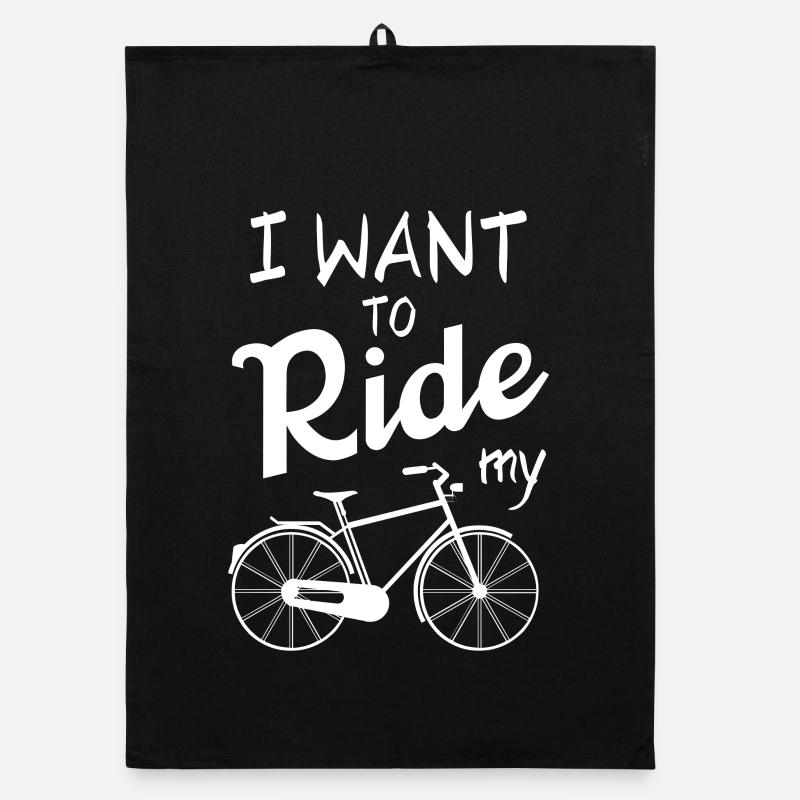 vélo, fan de cyclisme, cycliste Torchon bio