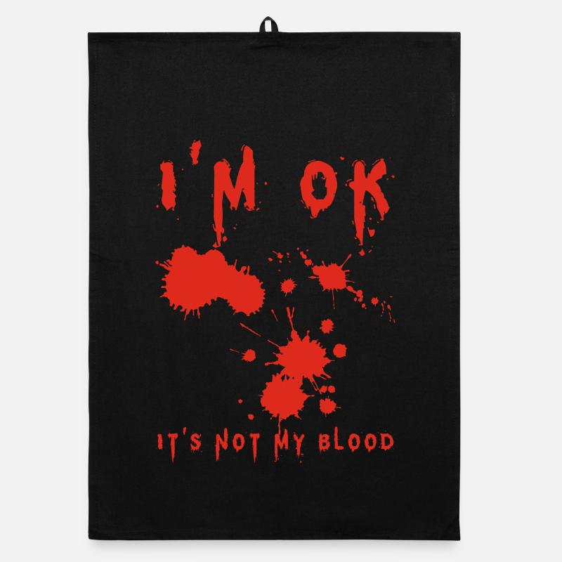 I'm Fine (Englisch) Organic Geschirrtuch