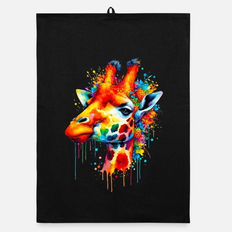 Giraffe Organic dish towel