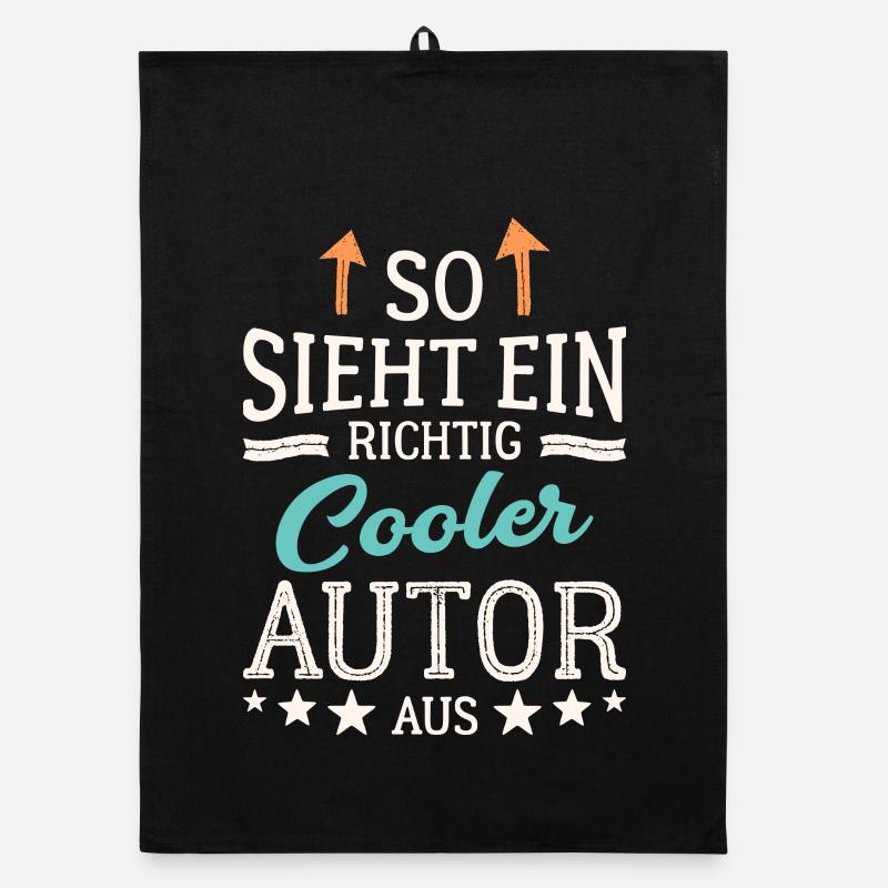 So sieht ein cooler Autor aus Schriftsteller Organic Geschirrtuch