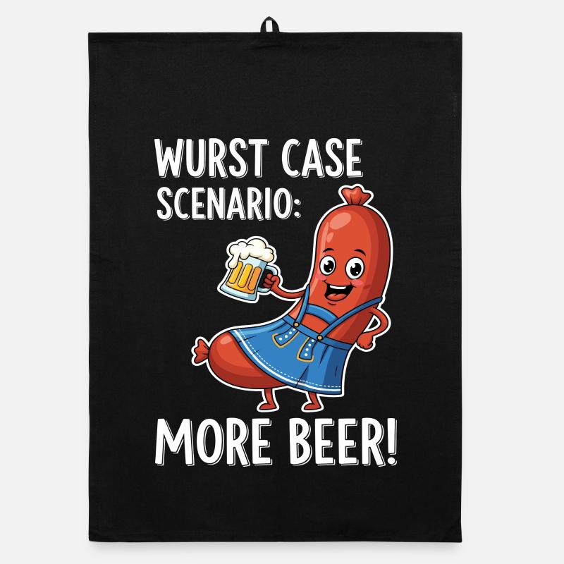 Sausage Case Scenario: More Beer ! Organic dish towel