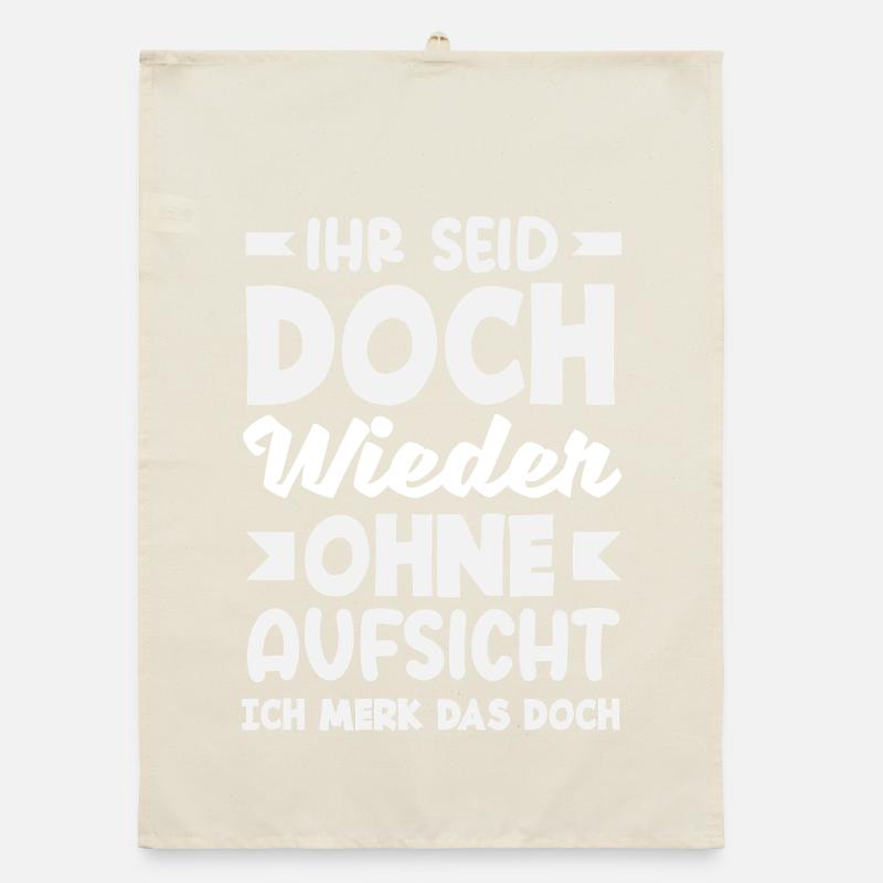 Again without supervision – sarcasm Organic dish towel