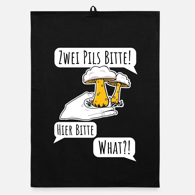 Ordering beer is not easy! Pilsner or mushroom? Organic dish towel