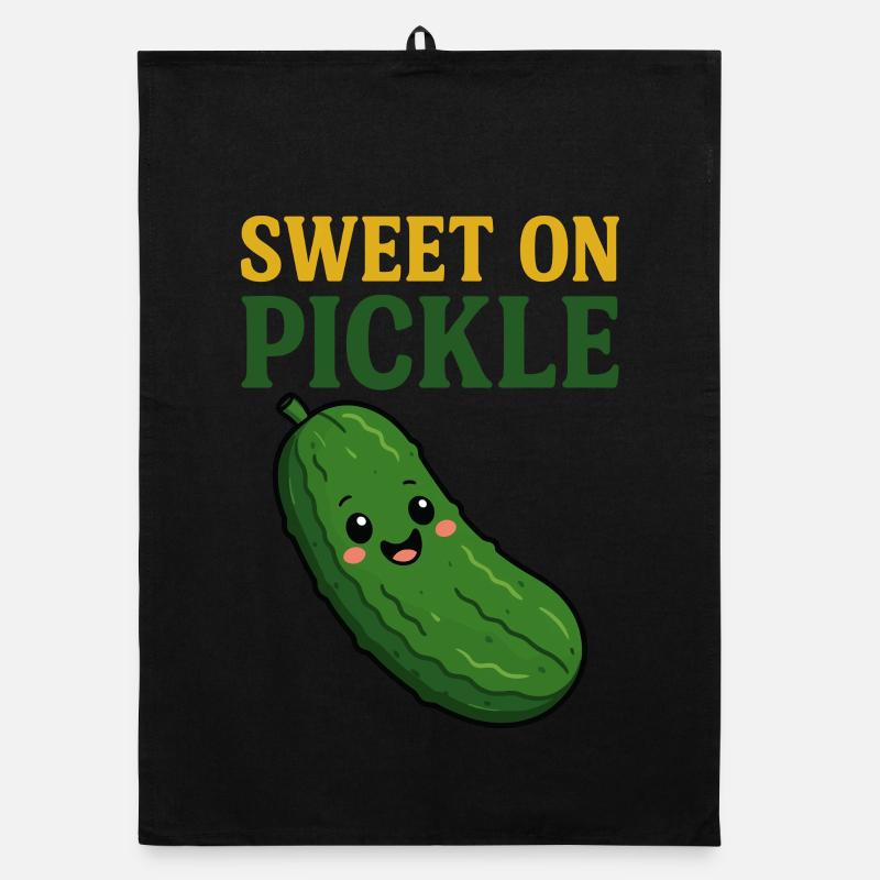 Sweet on cucumber Organic dish towel