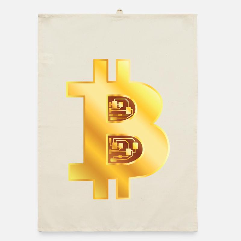 Bitcoin Gold Organic dish towel