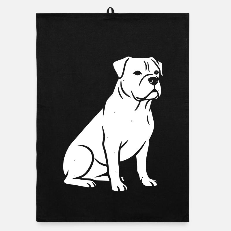 chien chiens vectorielle art design Torchon bio