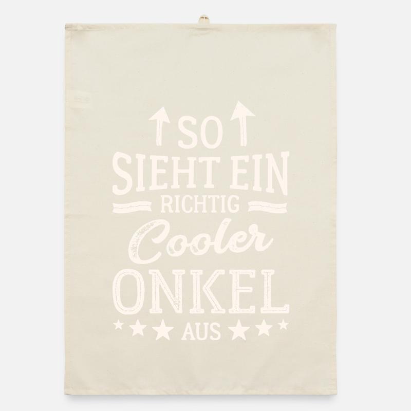 This is what a really cool uncle looks like Organic dish towel