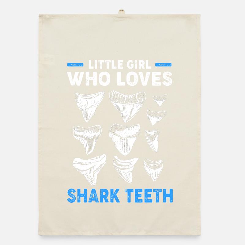 Dents de requin Dents de requin Dents de requin Torchon bio