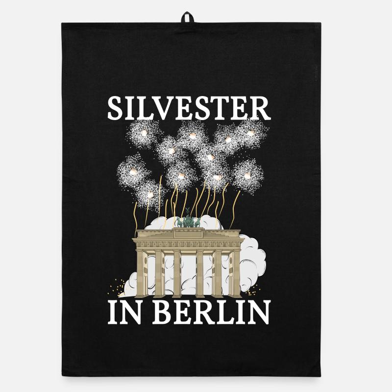 Le réveillon du Nouvel An à Berlin Torchon bio