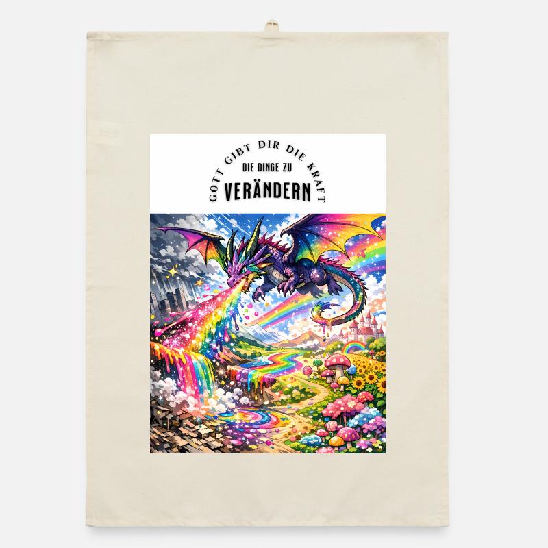 Scooping Dragons Organic dish towel