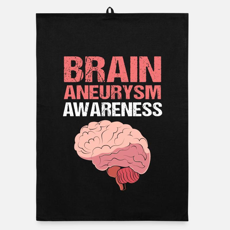 Brain Aneurysm Organic dish towel
