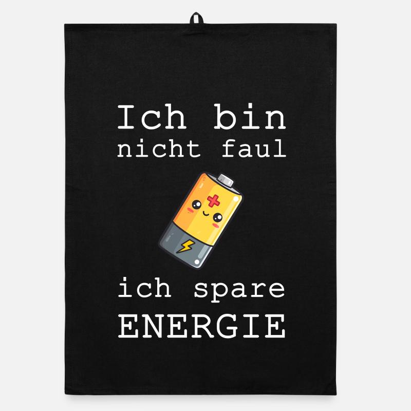 Energie sparen Organic Geschirrtuch