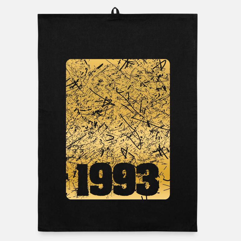 Zahl 1993 Organic Geschirrtuch