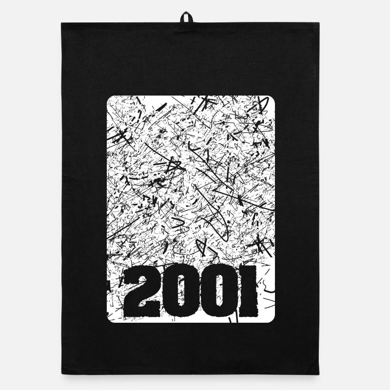 Zahl 2001 Organic Geschirrtuch