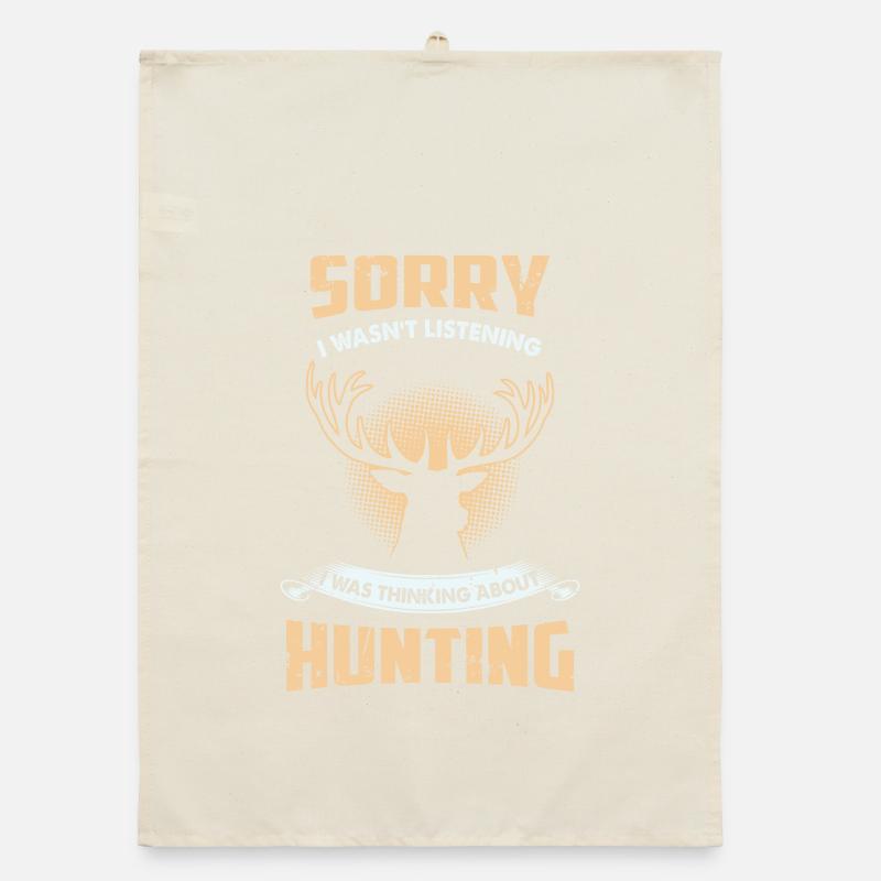 Chasse drôle Torchon bio