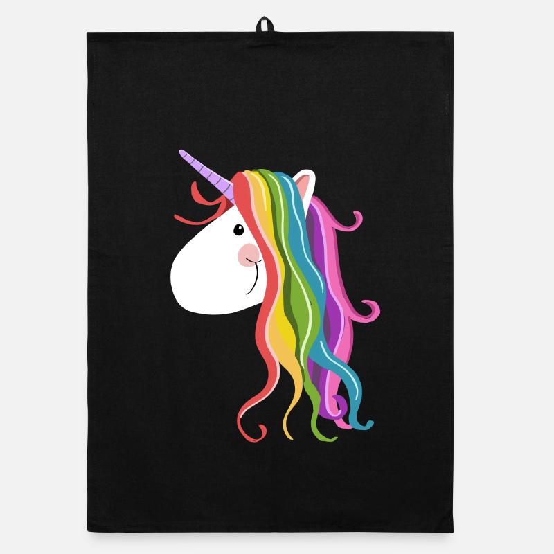 Süßes Einhorn - Einhörner - Unicorn - Unicorns Organic Geschirrtuch
