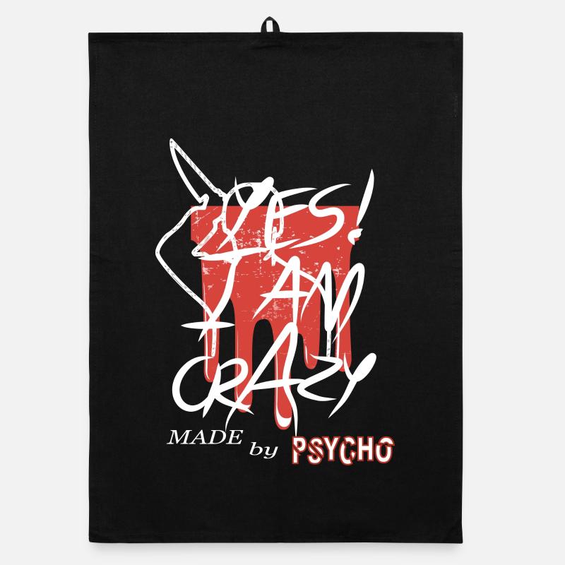 Yes I'm Crazy Organic dish towel