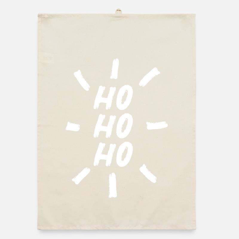 HOHOHO Noël citations cool Noël Noël Torchon bio