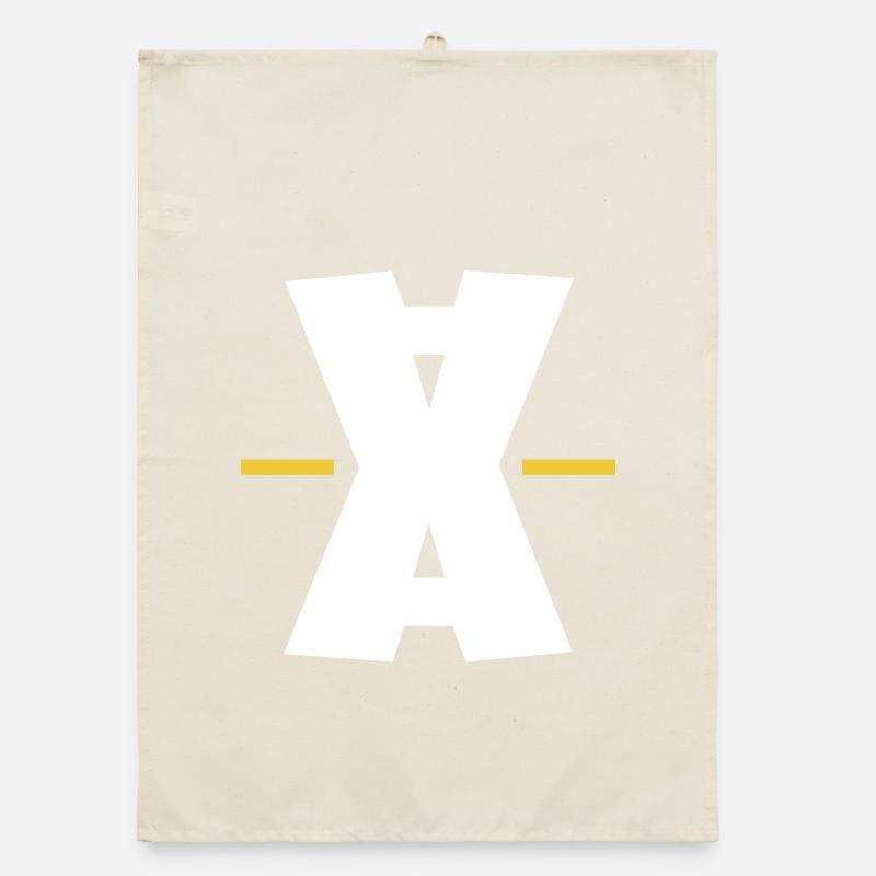 Art numérique Double X dash Torchon bio