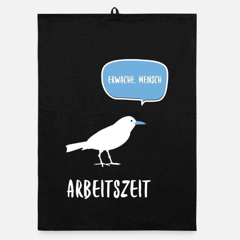 Arbeitszeit Organic Geschirrtuch