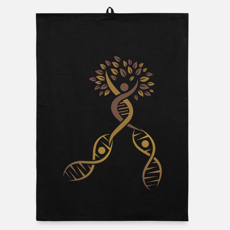 The DNA Tree: Nature's Genealogy Organic dish towel