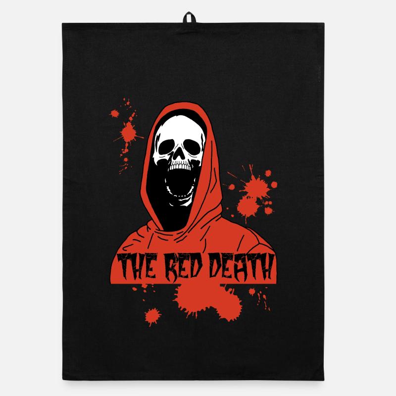 The Red Death Organic dish towel
