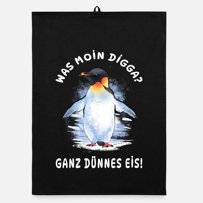 Pingouin empereur - Quel Moin Digga ? Glace très mince Torchon bio