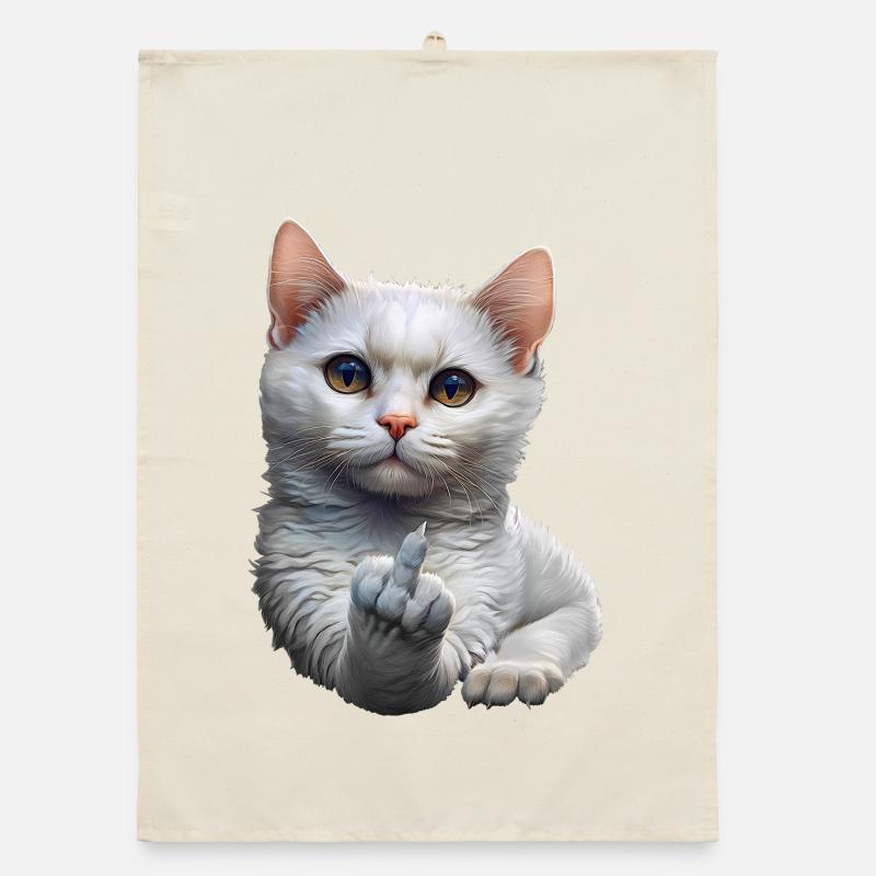 Katze Organic Geschirrtuch