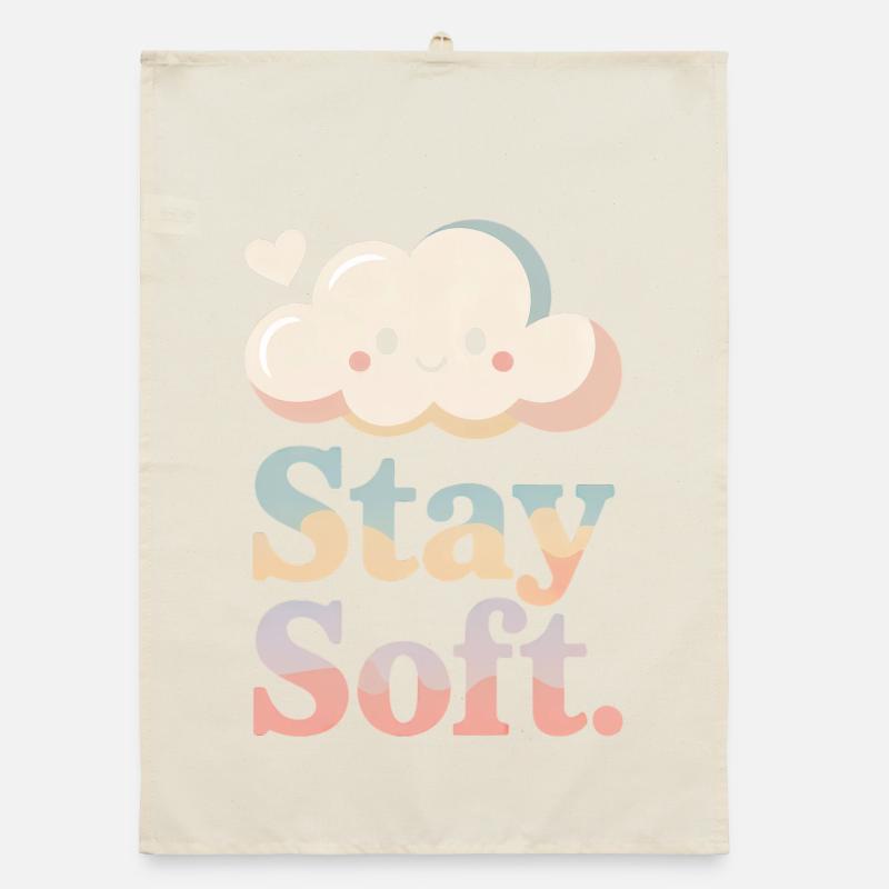 Restez doux – Nuage vintage Torchon bio