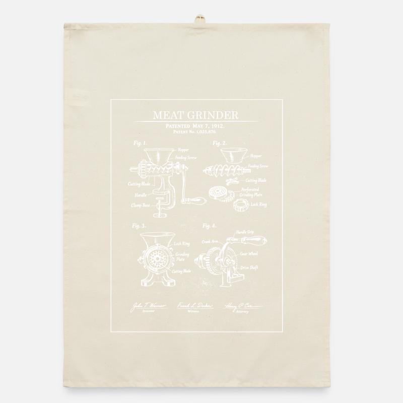 Schéma de plan du broyeur à viande Torchon bio