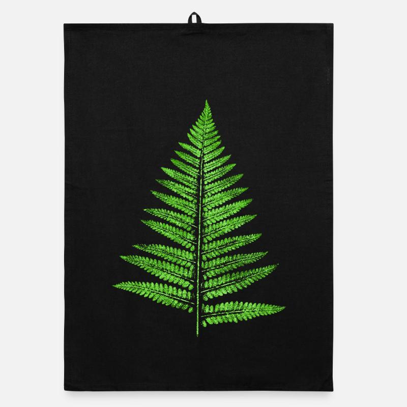 Leaf Fern - Botany Plants Organic dish towel
