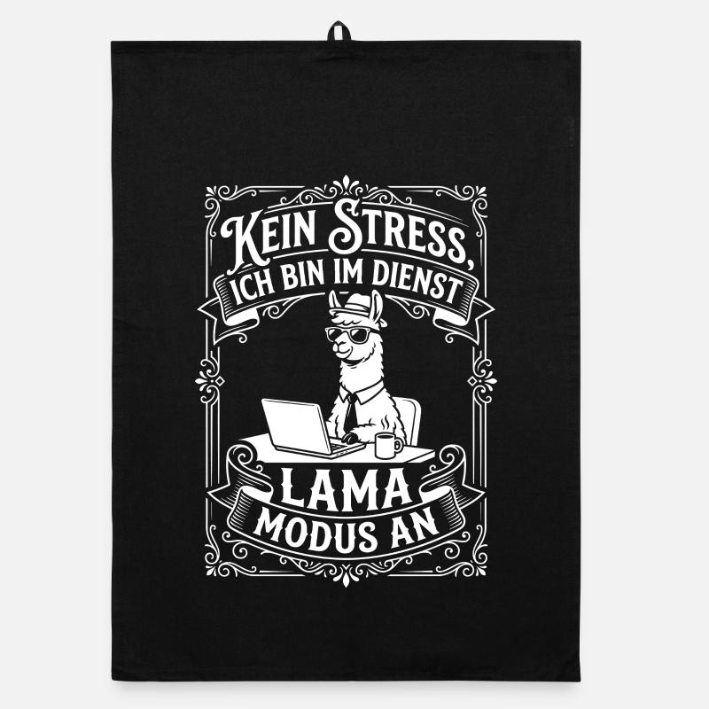 Lama de service – Pas de stress Torchon bio