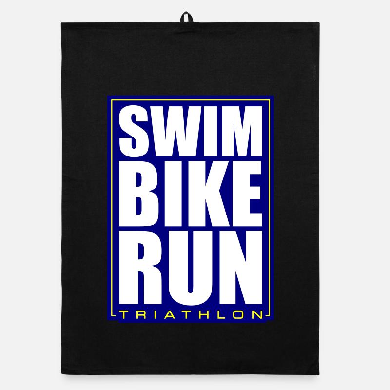 Triathlon Natation Course Cyclisme Torchon bio