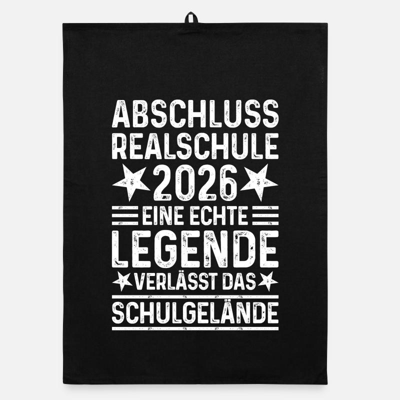 Graduation 2026 Realschule - Legend School Grounds Organic dish towel