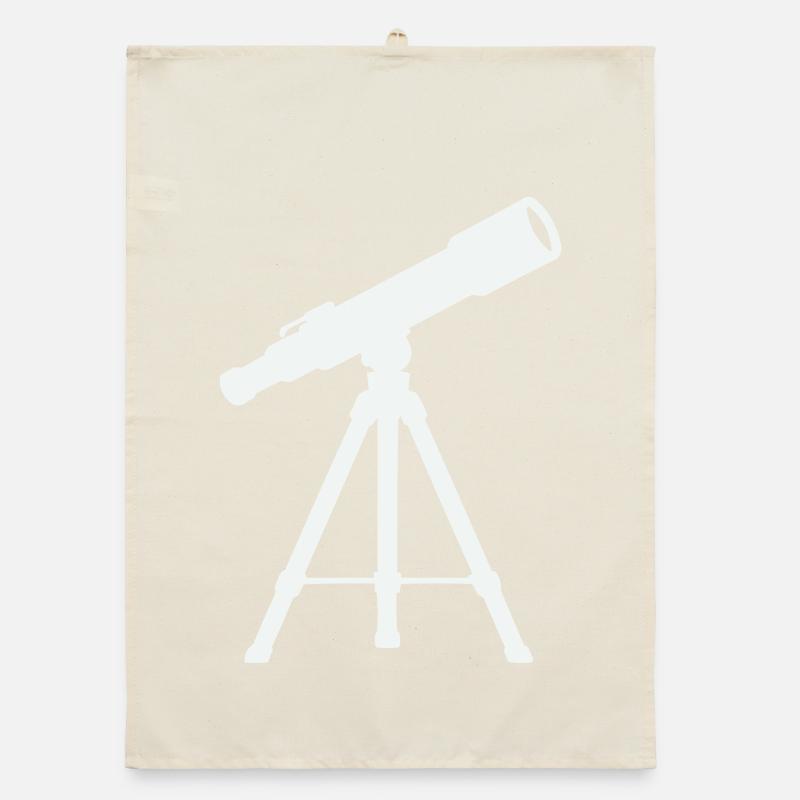 Telescope on Tripod – Starry Night Organic dish towel