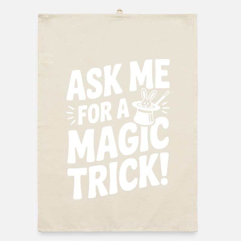 Ask Me For a Magic Trick! Organic dish towel