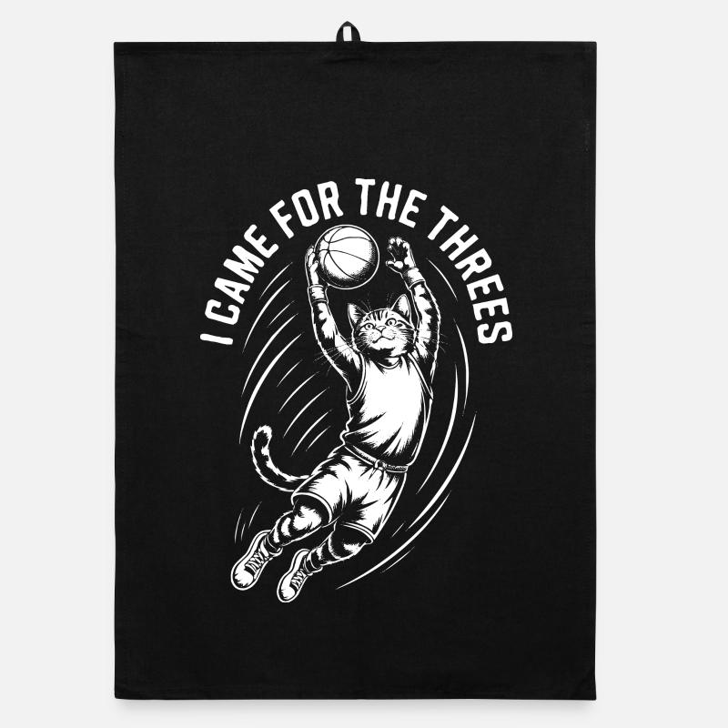 cat shoot ball Organic dish towel