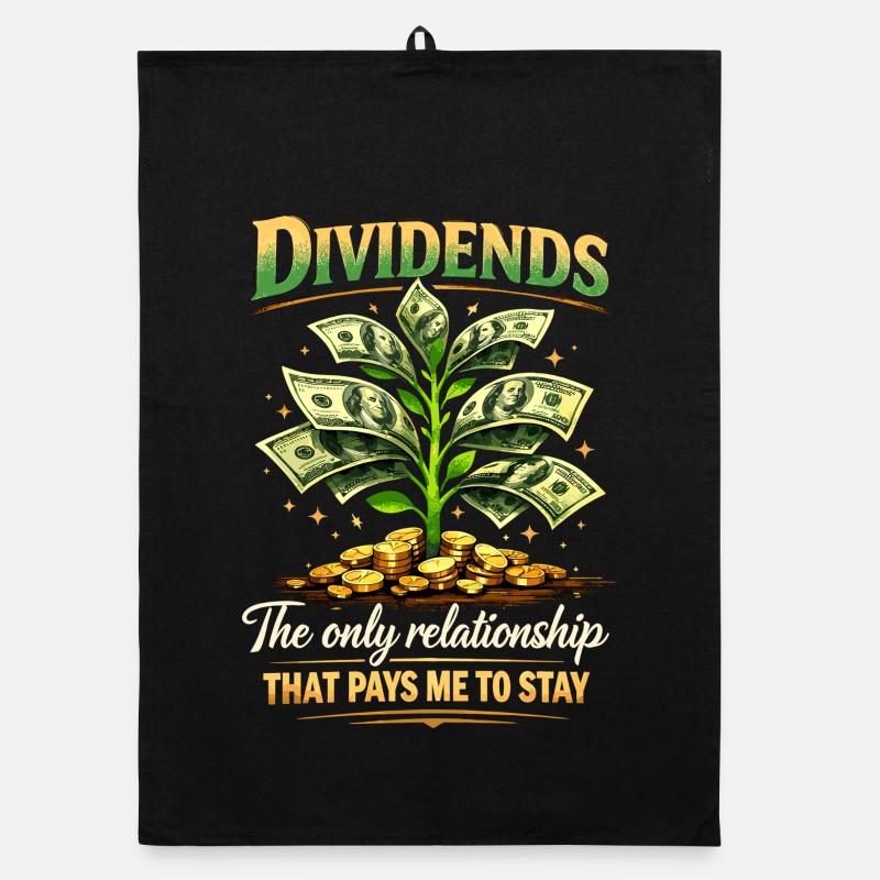 Dividend Money Tree: Life's Best Relationship Organic dish towel