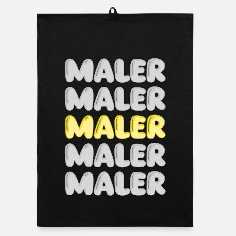 Beruf Maler Organic Geschirrtuch