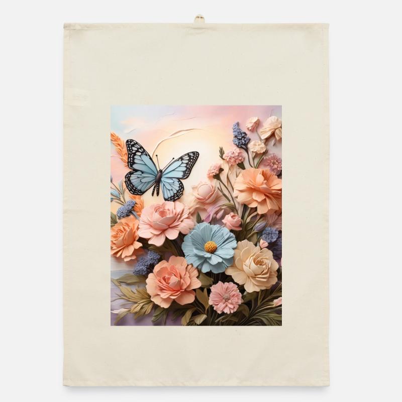 Ailes de fleur Torchon bio