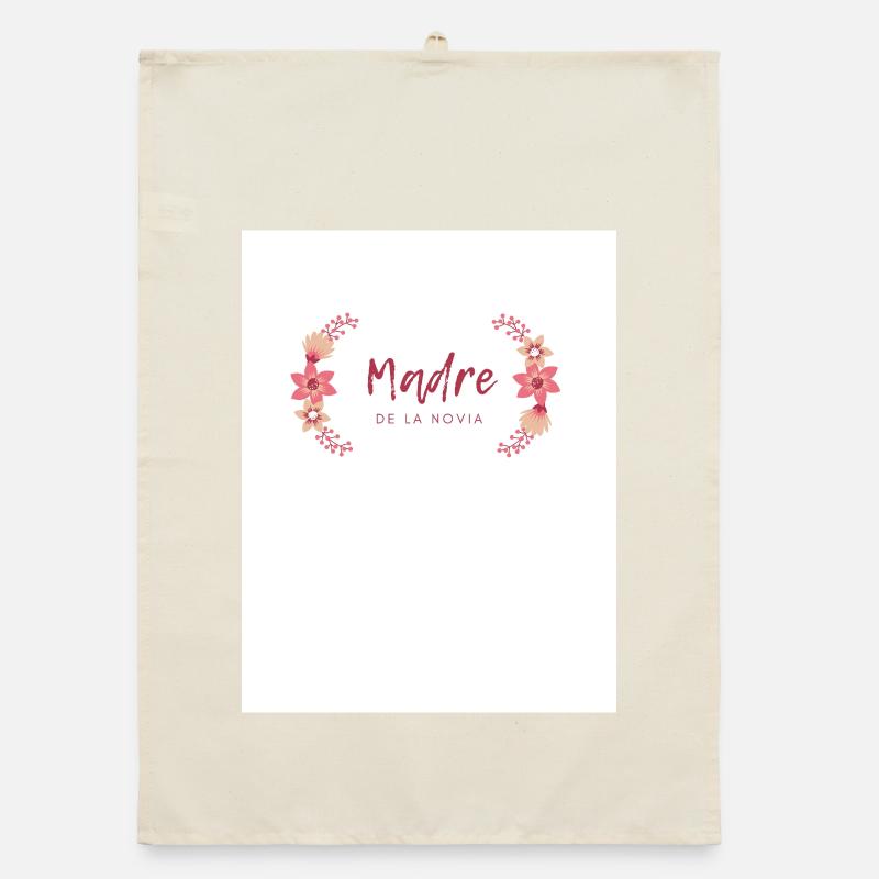 Mère de la mariée florale Torchon bio