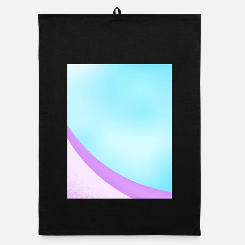 Abstraktes Pastell-Verlaufsdesign Organic Geschirrtuch