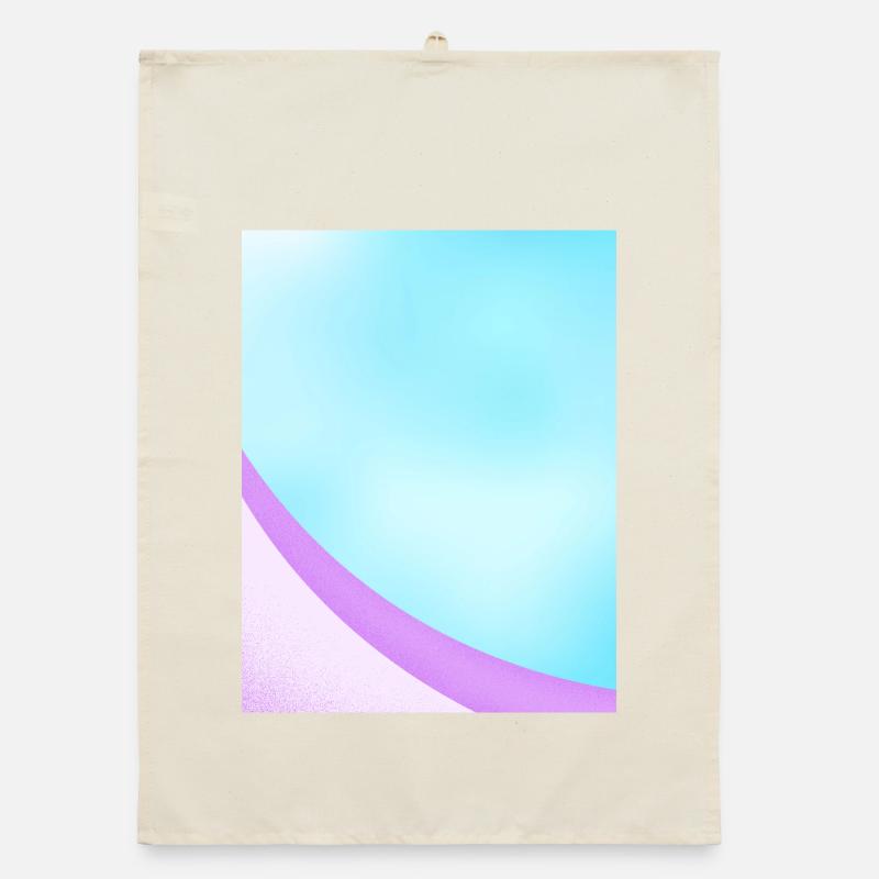 Abstract Pastel Gradient Design Organic dish towel