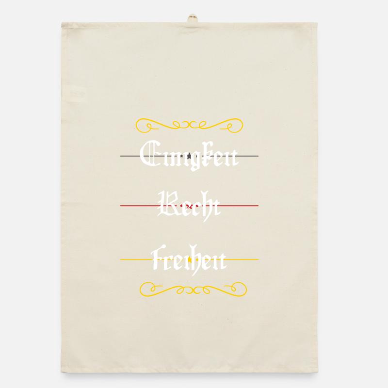 Unity, Justice, Freedom Organic dish towel