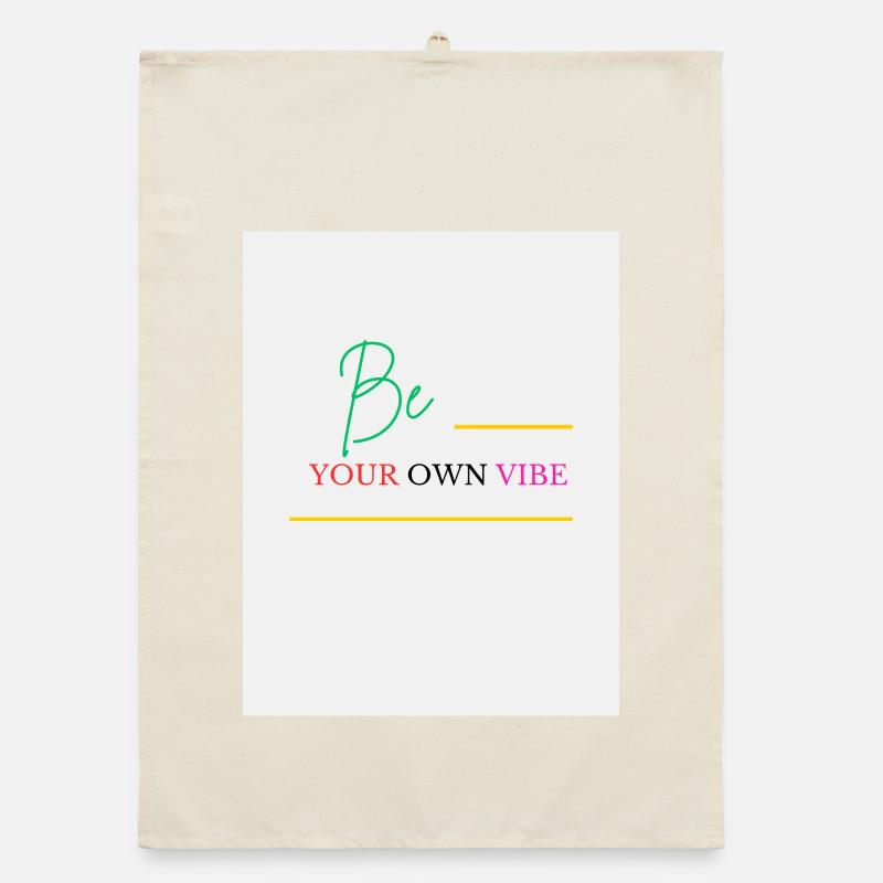 Sei dein eigener Vibe Organic Geschirrtuch