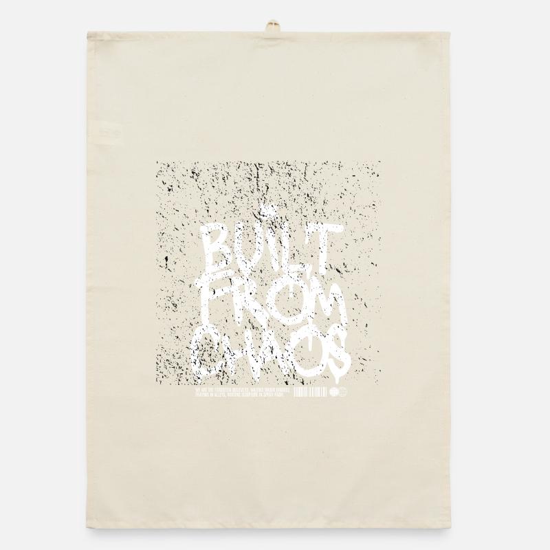 Built From Chaos Graffiti Design Organic dish towel